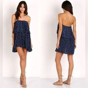 NWT Faithful The Brand Madrid Strapless Mini Dress